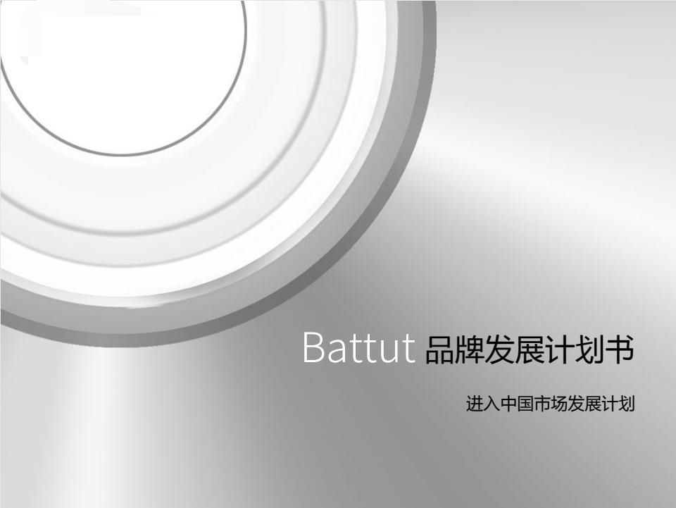 Battut_品牌发展计划书